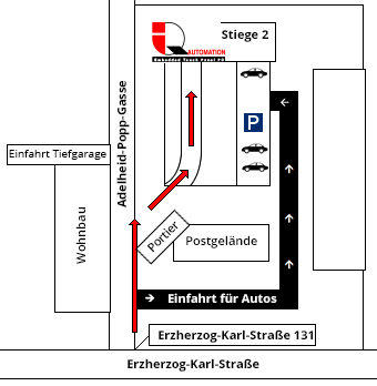 Anfahrt zu IQ Automation GmbH