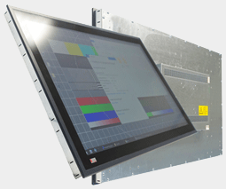 FlatMan 32" UHD Multitouchmonitor oder PanelPC zum Einbau aber auch Anbau