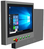 IP65 Multitouch Panel PC mit Bedientasten